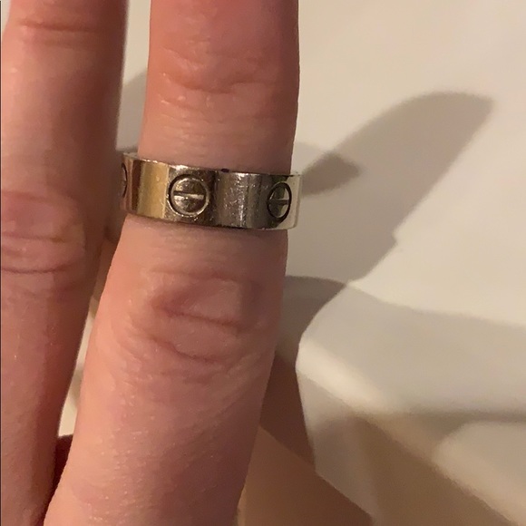 Cartier size 51 white gold love ring - Picture 3 of 3
